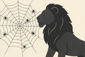 Las arañas que tejen juntas cazan leones