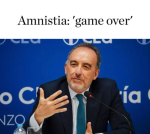 Amnistia: 'game over'